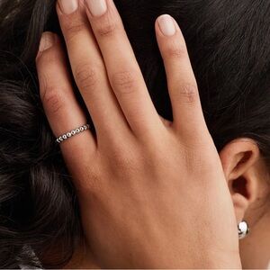 Mejuri Metallic Sphere Ring